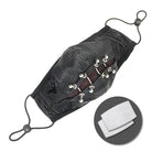 DEVIL FASHION Unisex Gothic Rivets Mask