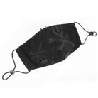 Máscaras superpuestas de malla gótica Skelenton unisex con inserto de filtro desechable Conjunto de dos