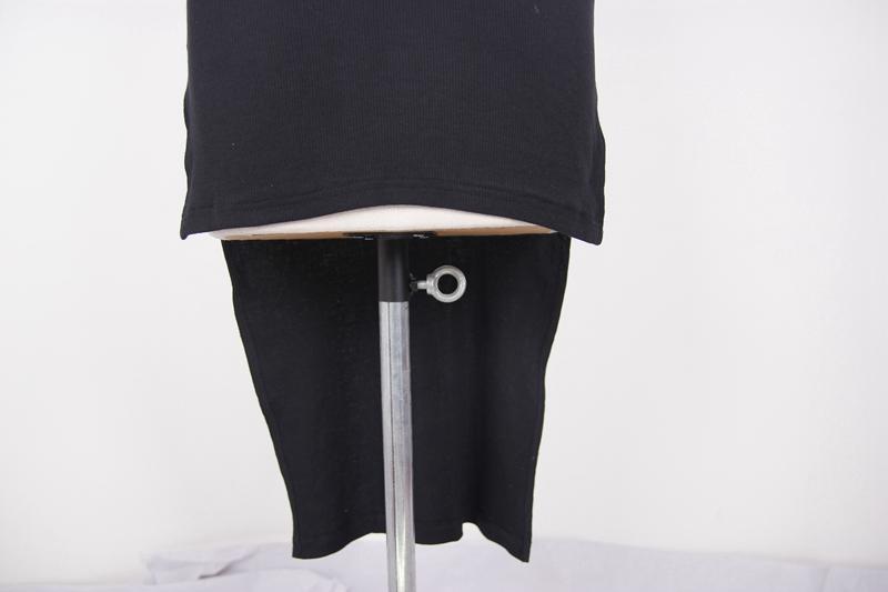 DEVIL FASHION Women's Asymmetric Safety Pin Punk Dress