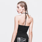 DEVIL FASHION Women's Goth Halter Neck T-Shirt
