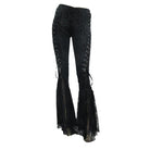 DEVIL FASHION Women's Goth Lace Frill Trousers