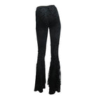 DEVIL FASHION Women's Goth Lace Frill Trousers