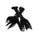Women's Goth Lace Ruff Long Fingerless Gloves