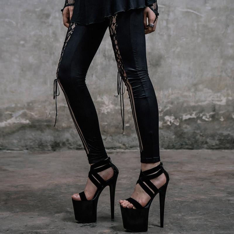 Lace Jacquard Fashion Legging