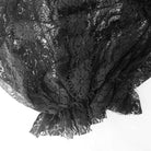 Women's Goth Sheer Lace Puff Sleeved Tops