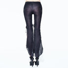 DEVIL FASHION Women's Goth Trousers With Long slits