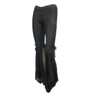 DEVIL FASHION Women's Goth Trousers With Long slits