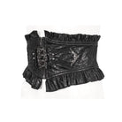 DEVIL FASHION Damen Gothic Perlen Rüschengürtel