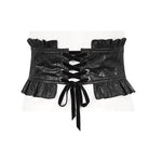 DEVIL FASHION Damen Gothic Perlen Rüschengürtel