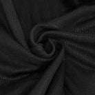 Women's Gothic Black Faux Leather and Lacing Detailed Short Skirts