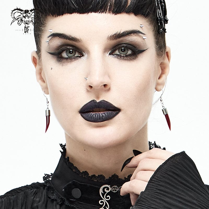 DEVIL FASHION Women's Gothic Blood Earrings