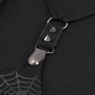 Women's Gothic Cobweb Printed Cutout Pants