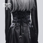 Corsé gótico floral con tiras bajo el busto para mujer DEVIL FASHION