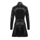 Women's Gothic Front Zip Long Jackets With Rivets