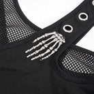 Women's Gothic Irregular Cutout Mesh Splice Dress