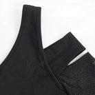 Women's Gothic Irregular Cutout Mesh Splice Dress