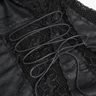 DEVIL FASHION Women's Gothic Irregular Ripped Mesh Dress