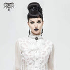 Women's Gothic Lace Multilayer White Neckwear