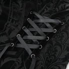 DEVIL FASHION Women's Gothic Off Shoulder Ruffled Sheer Dress