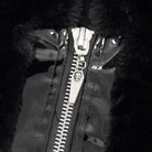 Women's Gothic Pentagram Splice Jacket with Ears Hood