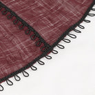 DEVIL FASHION Damen Gothic Tief ausgeschnittenes, gerüschtes, transparentes Hemd Rot