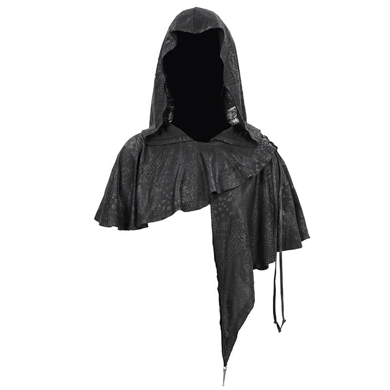 short hooded cape