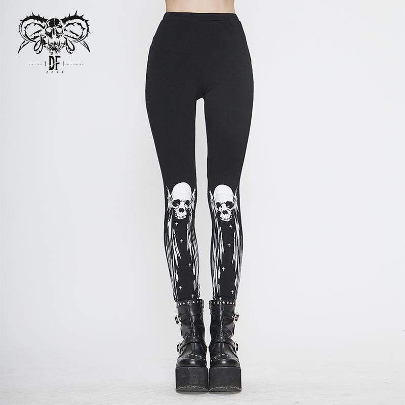 Women's Gothic Punk Skull Leggings – Punk Design