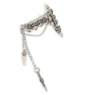 DEVIL FASHION Women's Gothic Skulls Chain Brooch