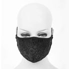 Women's Gothic Solid Jacward Masks With Disposable Filter Insert Set of two