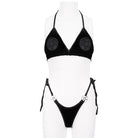 DEVIL FASHION Damen Gothic Star Tie Side Bikini
