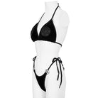 DEVIL FASHION Damen Gothic Star Tie Side Bikini