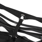 DEVIL FASHION Damen Gothic Strappy Butterfly Bustier mit Dessous