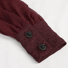 DEVIL FASHION Women's Gothic Strappy Off Shoulder Halterneck Shirt Red