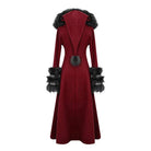 Women's Gothic Winter Warm Overcoats With Detachable Fluffy Accessories