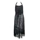 DEVIL FASHION Women's Grunge Net Over Skirt