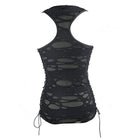 DEVIL FASHION Women's Grunge Racer Back Top