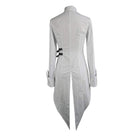 DEVIL FASHION Women's Irregular Hem Punk Long Over Shirt