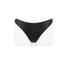 Women's Punk Black Cheeky Bikini Bottom