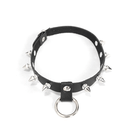 Women's Punk Black Spike Studded Neck Collar Choker