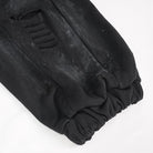 DEVIL FASHION Women's Punk Ripped Metal Chain Lantern Pants