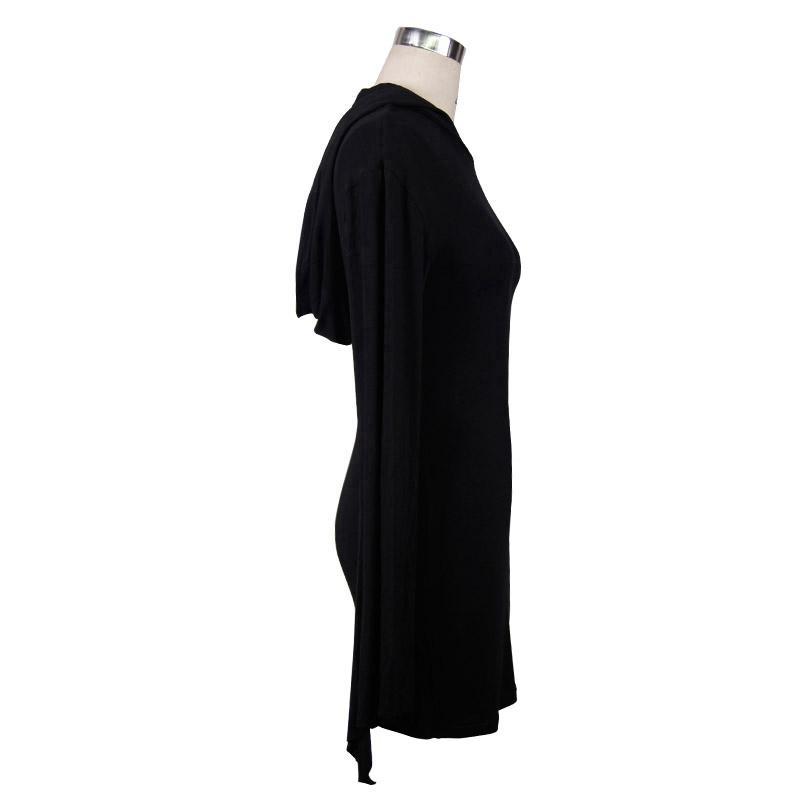 Women's Short Goth Dress With Trumpet Sleeve