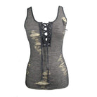 DEVIL FASHION Women's Short Grunge Top