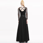 Women's Vintage Umbrella Skirt With Leather Waistband