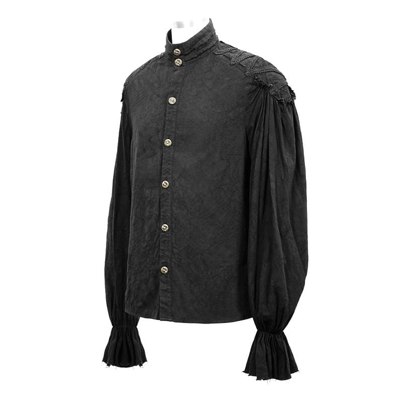 Men's Vintage Gorgeous Rococo Puff Sleeved Ruffles Shirts