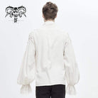 DEVILFASHION Men's Vintage Gorgeous Rococo Puff Sleeved Ruffles Shirts