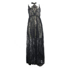 EVA LADY Women's All Lace Long Goth Dress