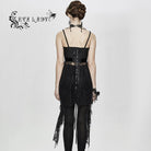 Vestido lencero con dobladillo irregular y encaje floral completo para mujer de EVA LADY