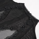 EVA LADY Women's Gothic Cutout Flare Sleeved Sexy Sheer Nightgown