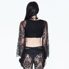 Women's Gothic Lace Full Sleeve Top
