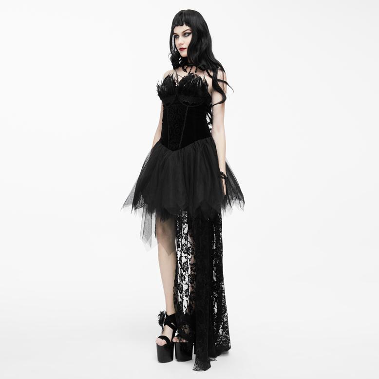Women's Grungy Punk Goth Short Wedding Dress Punk Design Women's Grungy Punk Goth Short Wedding Dress Punk Design